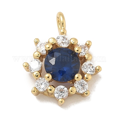 Стойки обшивки латунь микро проложить Циркон подвеску KK-L224-055G-1