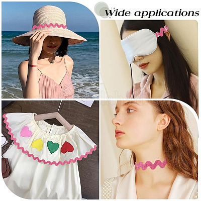 Лента из полиэстерового волнистого кружева&nbsp;OCOR-GF0004-36B-22-1