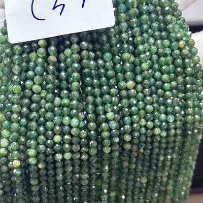 Бусины из натурального фуксита&nbsp;G-RM250101-C33-1