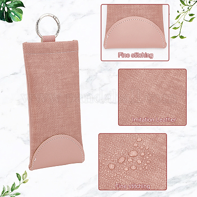 Ahademaker 3 шт. 3 цвета чехол для очков из искусственной кожи без застежки AJEW-GA0005-25-1