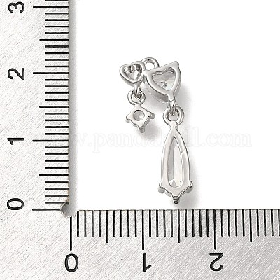 Стойки обшивки латунь микро проложить Циркон подвеску KK-M014-13P-1