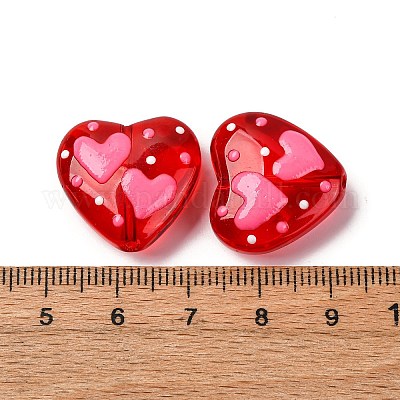 Стеклянные эмалевые бусины GLAA-Q125-01A-05-1