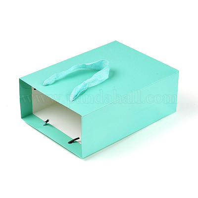 Набор из 10 подарочного пакета из крафт-бумаги двух размеров AJEW-T013-10C-1