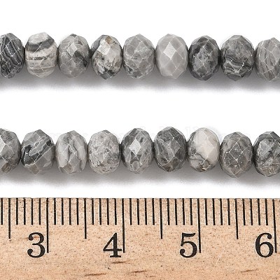 Камень натуральной карты / камень пикассо / нити из бисера пикассо яшмы&nbsp;G-D344-A18-1