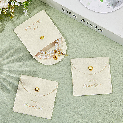 10шт бархатный мешочек с кнопкой ABAG-SP0001-42G-1