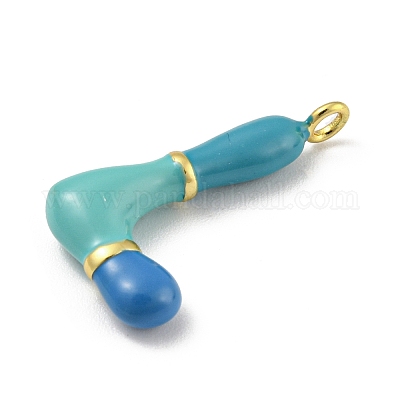 Латунь эмаль подвески X-KK-E093-03G-L-1