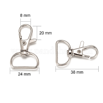Поворотные d-кольца из цинкового сплава E341-8-1