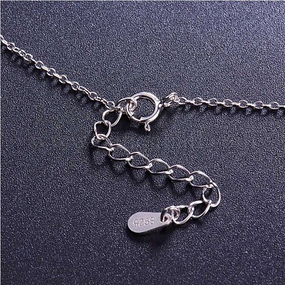 Модная филигрань 925 серебряная подвеска лариат ожерелье JN171A-1