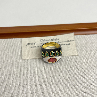 Кольца из сплава стразов FS-WG0032C-02-1