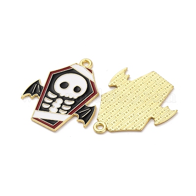 Подвески из сплава хэллоуина с эмалью STAS-I354-01G-G-1