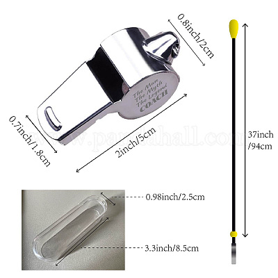 Свистки из нержавеющей стали марки 304 DIY-WH0344-036-1