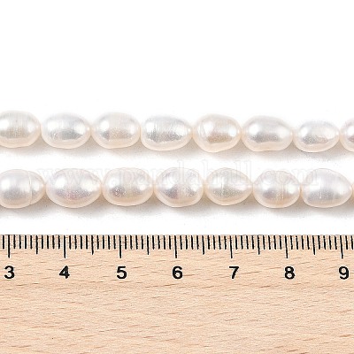 Нити из натурального культивированного пресноводного жемчуга PEAR-I007-01D-06A-02-1