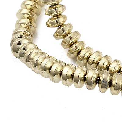 Гальванические нити из синтетических немагнитных гематитовых бусин G-H327-G01-01C-1