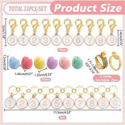 Наборы инструментов для вязания своими руками HJEW-NB00074-07-1