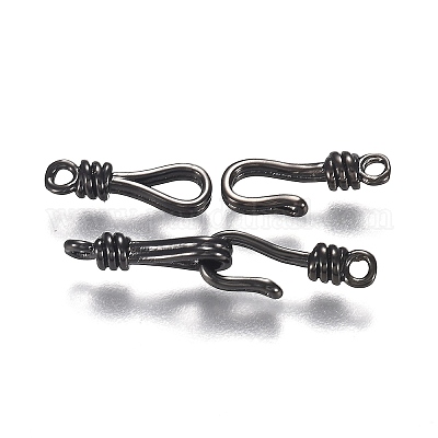 Крюк и глаз латунные застежки KK-F120-016B-1