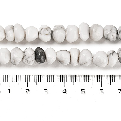 Природные Говлит бисер нитей G-G053-C09-01-1