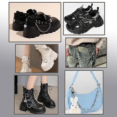 4 шт. 2 стиля подвески для обуви из сплава HJEW-GA00029-1