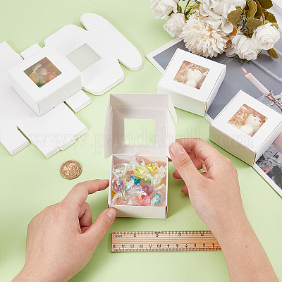 Бумажный подарочный ящик для хранения CON-WH0001-27B-01-1