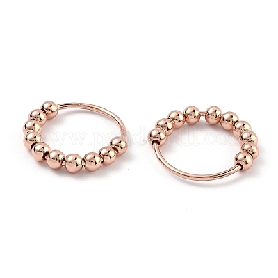 Латунное пальцевое кольцо RJEW-Z008-01RG-1