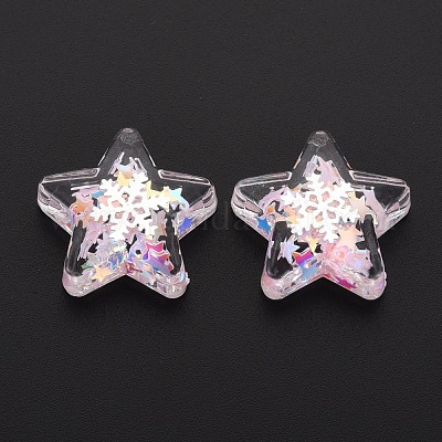 Полупрозрачные акриловые кабошоны X-TACR-N006-45-1