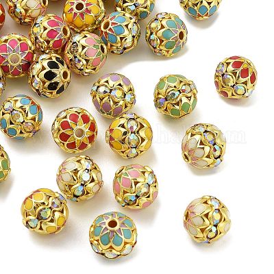 Латунь эмаль бисера KK-Q080-01A-1