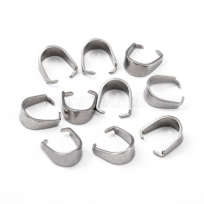 Защелкивающиеся дужки из нержавеющей стали марки 304 X-STAS-R048-9x7mm-1