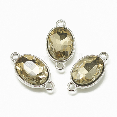 Соединители звеньев сплава стекла&nbsp;PALLOY-T045-10x14mm-04-1