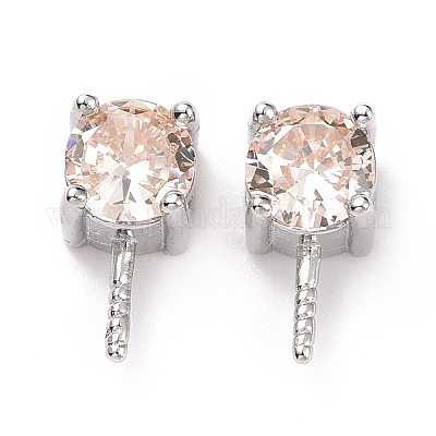 925 штырь из стерлингового серебра с родиевым покрытием STER-D035-47P-02-1