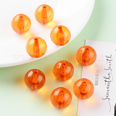 Прозрачные акриловые бусины&nbsp;MACR-S370-A20mm-726-1