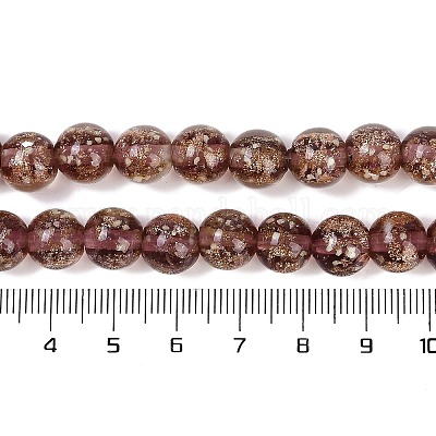 Ручной золотой песок бусины бисер нитей LAMP-P051-L06-10mm-1