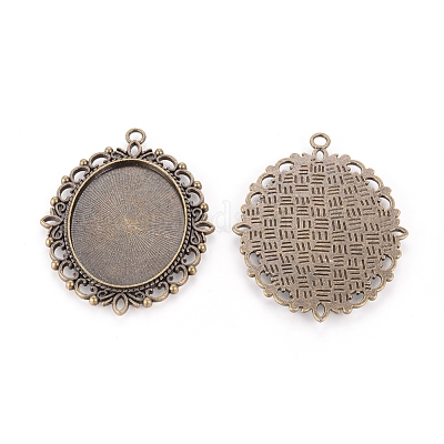 Сеттинги для кулона (кабошон) TIBE-473-AB-NR-1