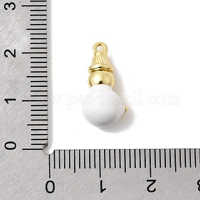 Рождественские латунные эмалевые подвески KK-L258-05G-A01-1