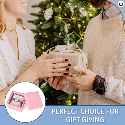 Прямоугольные бумажные подарочные коробки для ювелирных изделий CON-TAC0010-91C-1