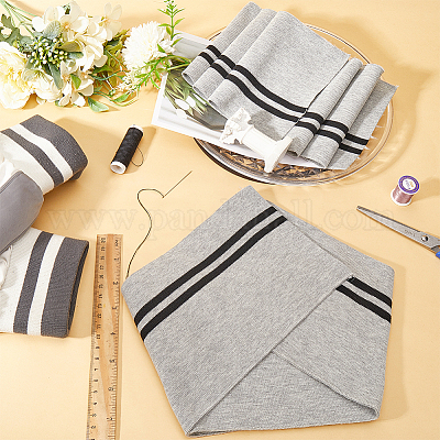 Эластичная ребристая ткань из полиэстера для манжет DIY-WH0028-96E-1