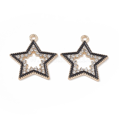 Подвески из сплава и страза&nbsp;LS-X-FIND-C019-49KCG-03-1