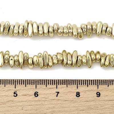 Гальванические нити из синтетических немагнитных гематитовых бусин G-H327-J01-01E-1