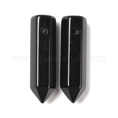 Подвески из натурального обсидиана G-D460-01N-1