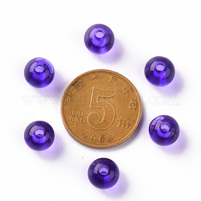 Прозрачные акриловые бусины&nbsp;MACR-S370-A8mm-748-1