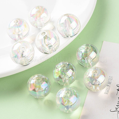 Прозрачные акриловые бусины MACR-S370-B20-205-1