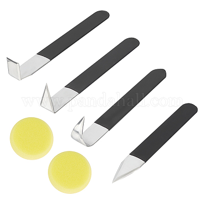 Инструменты для скульптуры из глины с изогнутой и прямой головкой из нержавеющей стали TOOL-UN0001-25-1