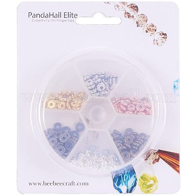 Spacer бисер латунные KK-PH0034-40-WH-1