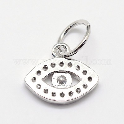 CZ латунные микро проложить кубического циркония сглаза подвески ZIRC-L018-10-1