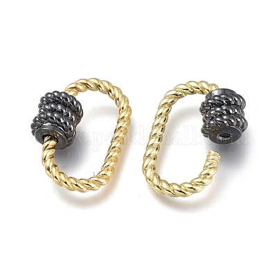 Латунные брелоки с карабином KK-Q764-01-1