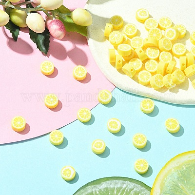 Бусины из полимерной глины  CLAY-YW0001-82-1