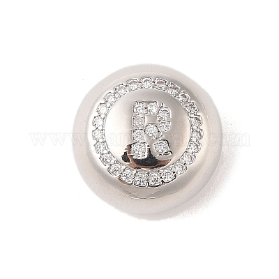 Подвески из латуни и кубического циркония KK-Z047-07P-R-RS-1