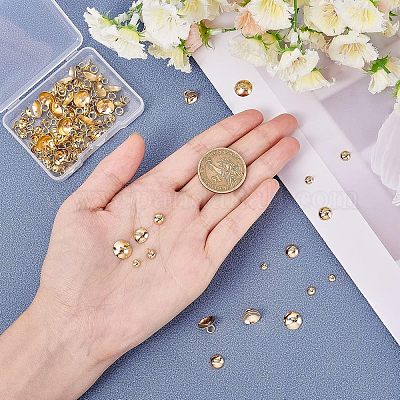 100 шт. 5 стиля 304 нержавеющая сталь бусины колпачки подвески STAS-UN0024-17-1