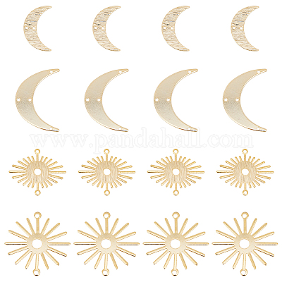 16 шт. 4 стиля латунных компонентов люстры соединения KK-FH0006-57-1