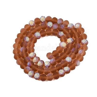 Прозрачные стеклянные бусины&nbsp;LS-EGLA-A044-T6mm-MB04-1