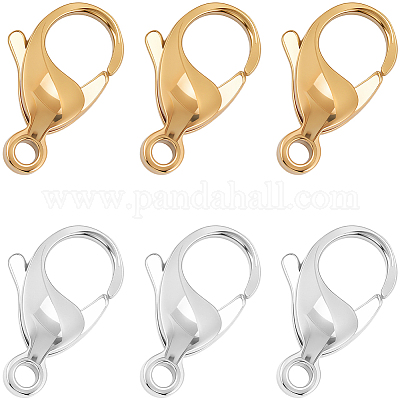 12 шт. 2-х цветные карабины из нержавеющей стали 316 STAS-BBC0007-37-1