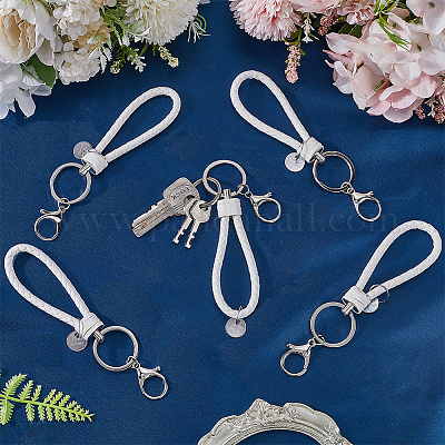 10шт брелок из искусственной кожи KEYC-SC0001-35A-1